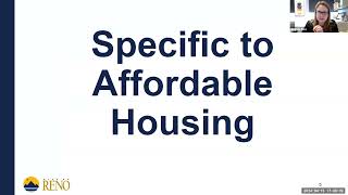 Housing and Affordability Initiatives - April 15, 2024 Meeting