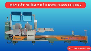 máy cắt nhôm 2 đầu kingmac k520 cao cấp | máy cắt nhôm 2 kingmac k520 cao cấp có thước điện tử