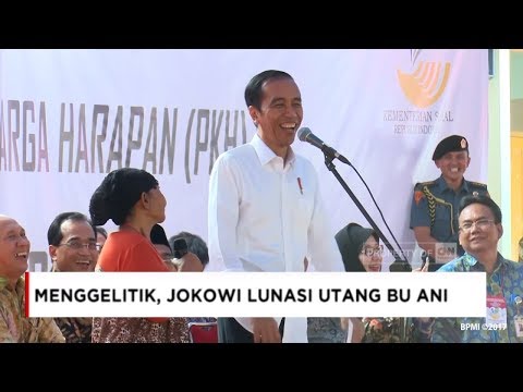 Momen Menggelitik & Sekaligus Mengharukan, Presiden Jokowi Lunasi Utang Bu Ani