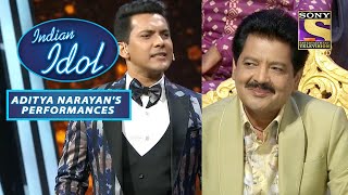 Aditya Narayan ने Papa से सबके सामने पूछा एक Question | Indian Idol | Aditya Narayan's Performances