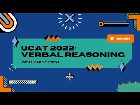 UCAT Verbal Reasoning - Medic Portal webinar replay