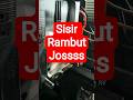 Proses Pembuatan Sisir Rambut Berwarna Hitam