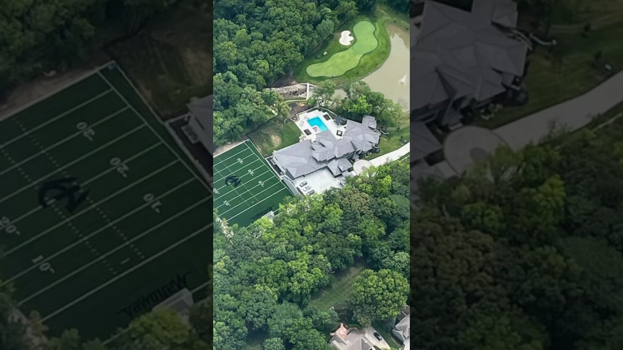 A drone REVEALED Patrick Mahomes' NEW Mansion! 👀 🔥 