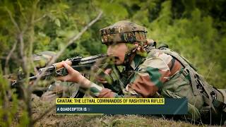 Commandos of the Rashtriya Rifles Battalion using NETRA UAV