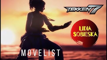 Tekken 7 new character (Lidia Sobieska) Movelist {PS4}