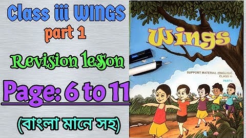 class 3 wings part 1,page 6 to 11/class 3 wings part 1 revision lesson all activity/class 3 wings