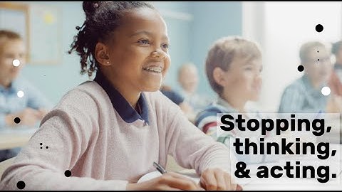 Social Emotional Learning (SEL) Video Lesson of the Week (week 49) - Stop, Think, Act