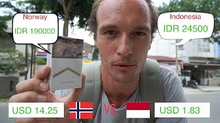 HOW CHEAP IS INDONESIA VS NORWAY