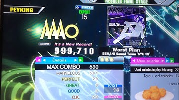 (DDR A3) 15 PFC#147 Worst Plan (ESP-15) 999,710!!!