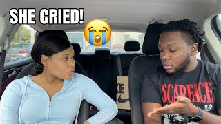 ANOTHER GIRLS LASHES IN MY CAR PRANK!! *She Cried*