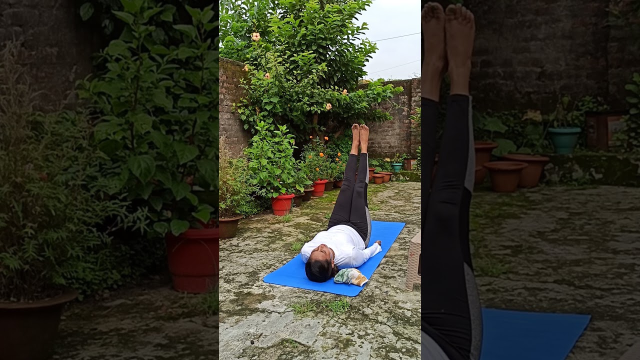 Pawanmuktasana/Wind Relieving Pose for abdominal strengthening and Belly fat 