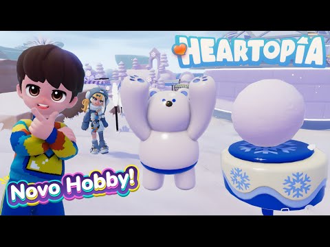 HEARTOPIA ⭐️ HOW TO MAKE SNOW SCULPTURES UNLOCKING THE NEW HOBBY!