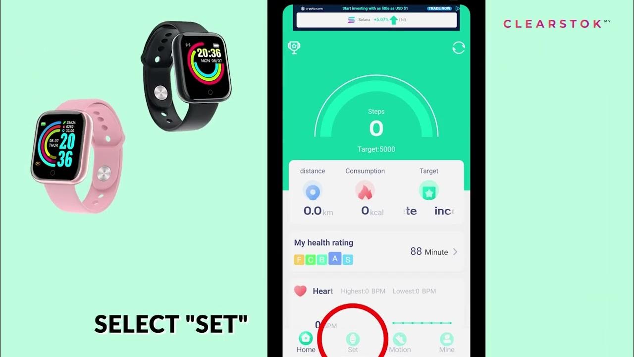 12042022 Y68 How To Pair & Set Time YouTube