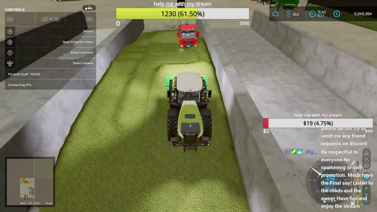 hello all playing fs 22 9/10/25