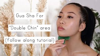 Gua Sha For Double Chin  Follow Along Tutorial