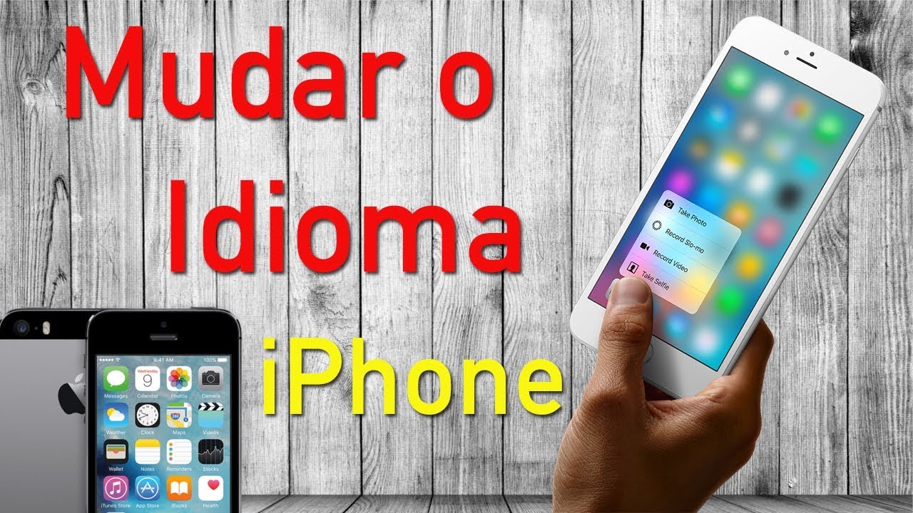 Como mudar o idioma no iPhone - YouTube