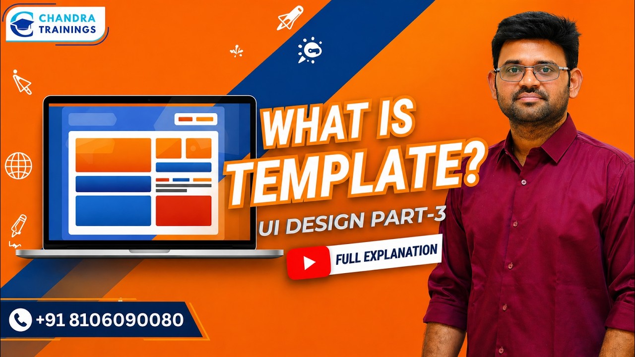 WHAT IS TEMPLATE? UI DESIGN (Part-3) || Call +91 8106090080 || Pega HandsOn || Pega Trainings