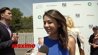 Janel Parrish Interview Super Saturdayla Red Carpet