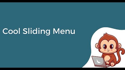 Create sliding menu with Mmenu Js