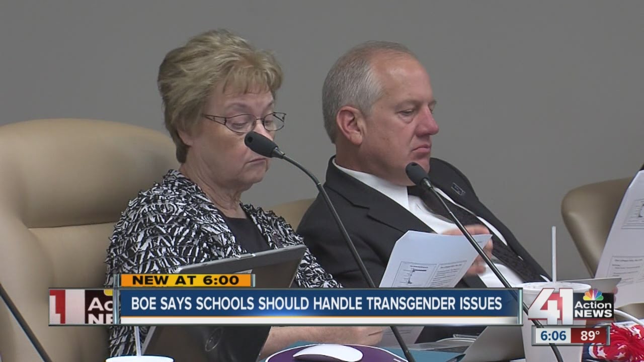KS Board of Education says schools should handle transgender issues
