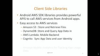 AWS SDk For Android screenshot 1