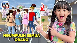 SAMANTHA KUMPULIN SEMUA ORANG BUAT MAIN ROLLER COASTER DI SAKURA SCHOOL SIMULATOR 😱 GAME VIRAL INDO