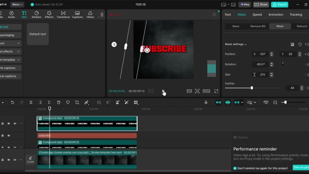 How to Create Text  Efeect in CapCut 2025