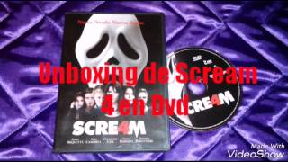 Unboxing De Scream 4 En Dvd