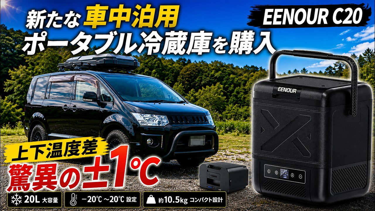 EENOUR C20 Portable Car Fridge】Does the temperature really stay