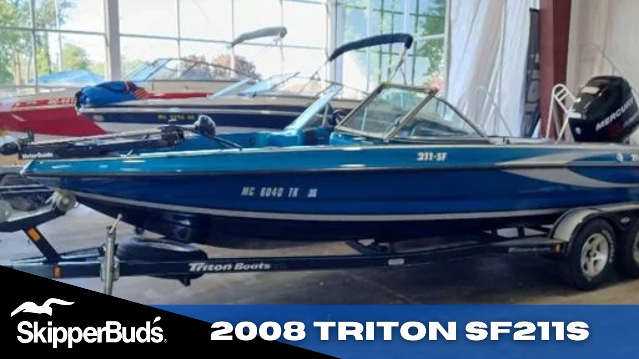 2008 Triton SF211S Fishing Boat Tour SkipperBud's YouTube