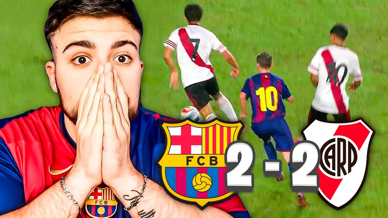 LA COBRA REACCIONA Y OPINA AL EMPATE DEL BARCELONA 2 - 2 RIVER PLATE | MESSI CUP