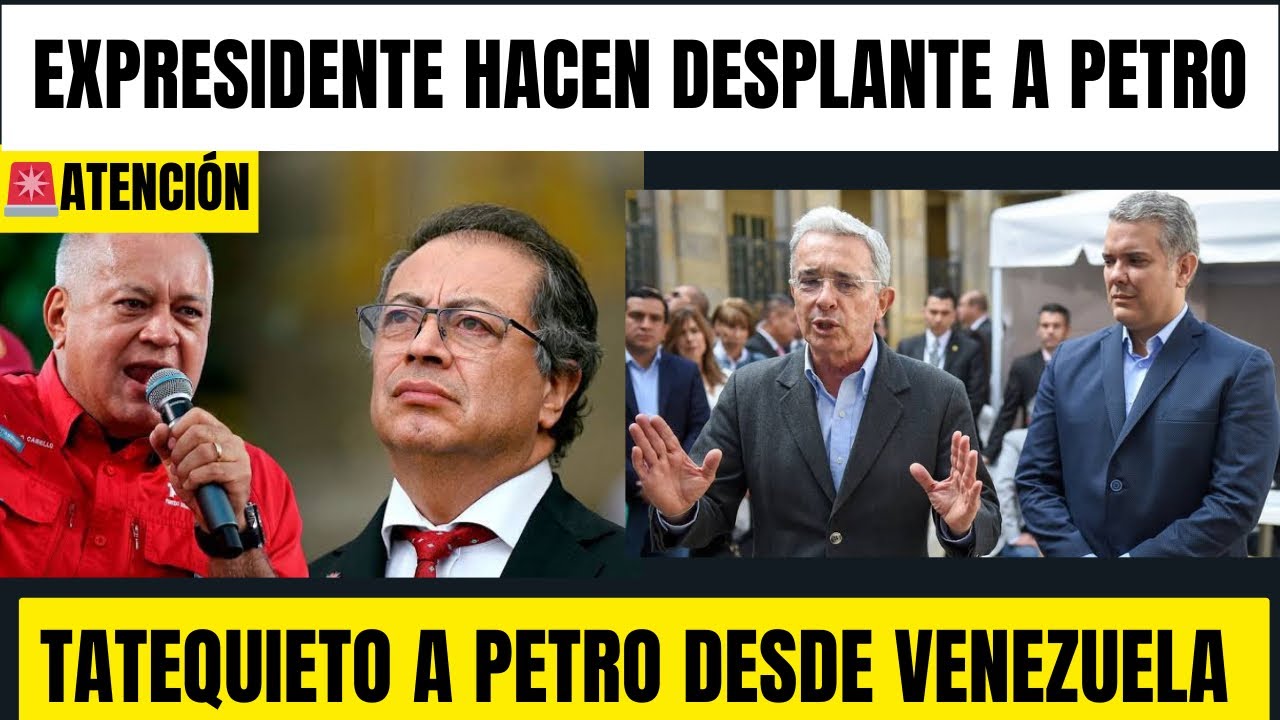 🔴Expresidentes hacen Desplante a Petro | Tatequieto a PETRO desde Venezuela 