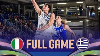 Italy v Greece | Full Basketball Game | FIBA Women's EuroBasket 2025 Qualifiers