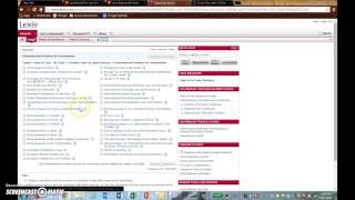 using Lexis.com - navigation