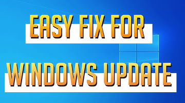 EASY FIX WINDOWS UPDATE FOR ANY WINDOWS / FIX ANY ERROR  ABOUT WINDOWS UPDATE / 100 % WORK