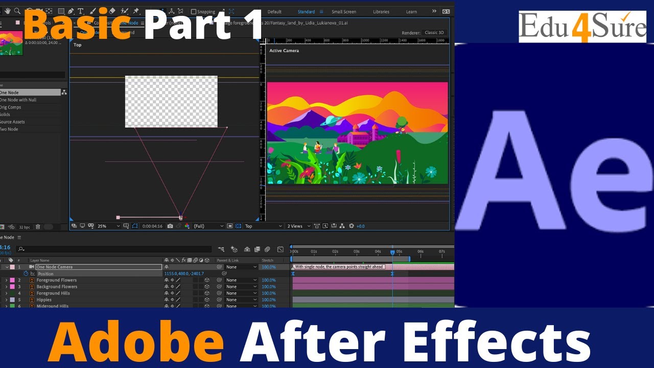 Adobe After Effects Basics Part 1 | Edu4Sure - YouTube