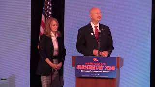 Congressman Adrian Smith and Senator Pete Ricketts make remarks on election night