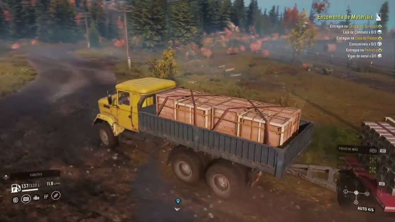 🔴SnowRunner ao vivo no PS5 - Em buscar da Platina