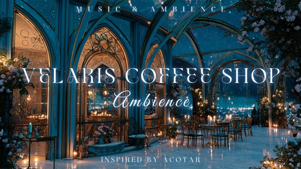 Velaris Coffee Shop | ACOTAR-Inspired Magical Music for Relaxation, Calm Nights, and Gentle Rest
