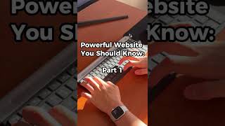 Powerful Websites You Should Know Part 1