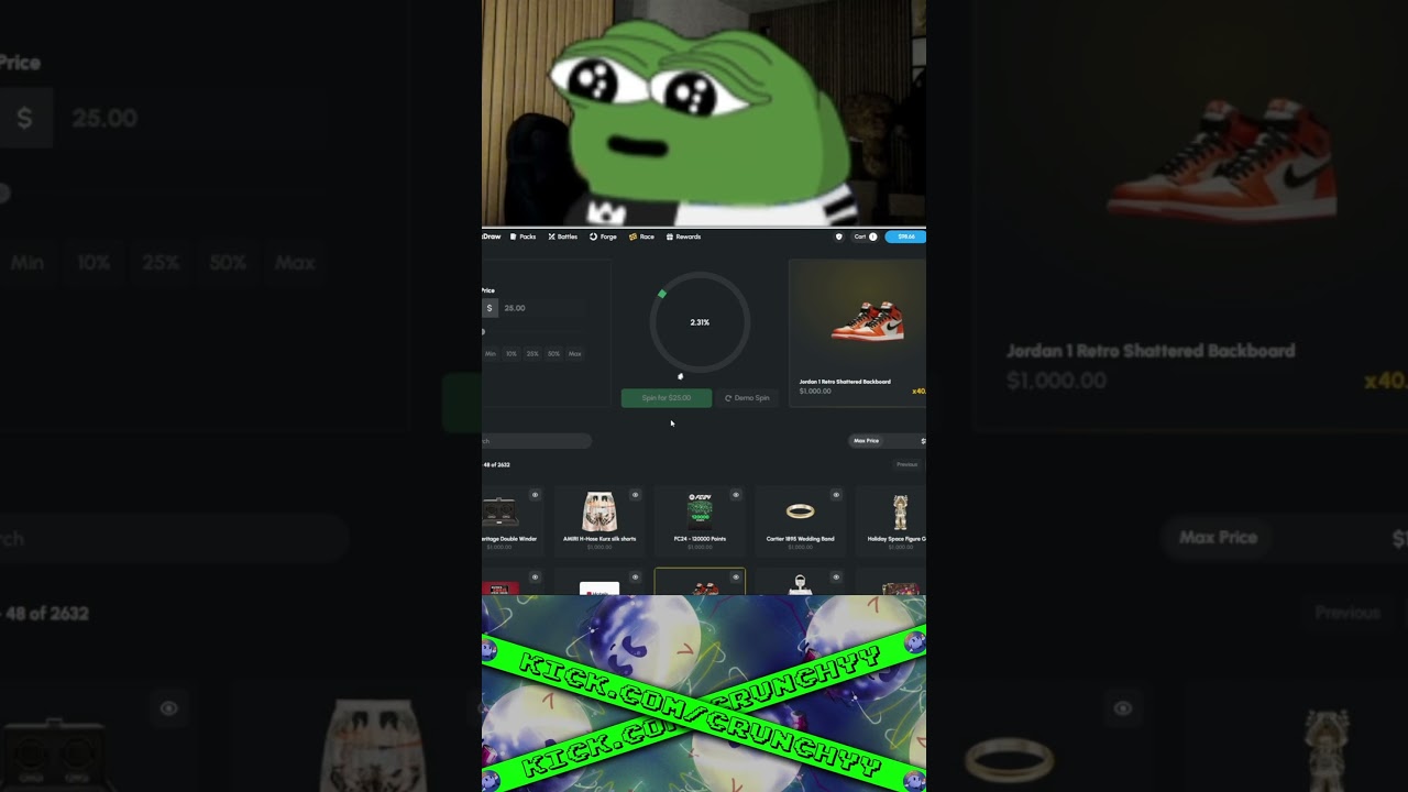 25$ to 1000$ ON PACKDRAW FORGE