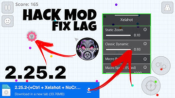 TUTORIAL NEW UPDATE MOD SMOOTH CRASH FIX LAG, VERSION 2.25.2 + ZOOM HACK (AGAR.IO MOBILE)