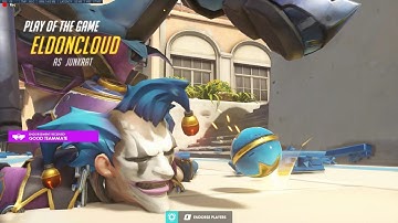 Overwatch | Play of the Game: Team Kill | (eldoncloud) as Junkrat