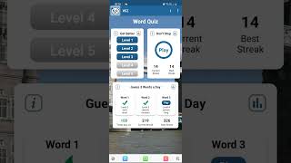 WIZ - Word Quiz - Guess 3 English Words a Day #5-220 screenshot 4