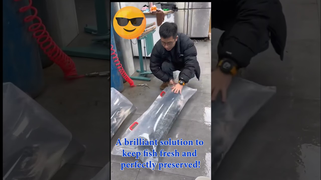 How to Pack a BIG Fish in a Water-Filled Bag: The Ultimate Fish Survival Hack! 🐟💦🎒
