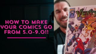 How To Clean And Press Comic Books!!!