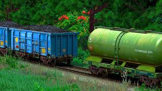 COAL WAGON COUPLING OIL TANKER TRAIN | BUMPY RAILROAD | Train Simulator | Railworks | NTG GAMING screenshot 3