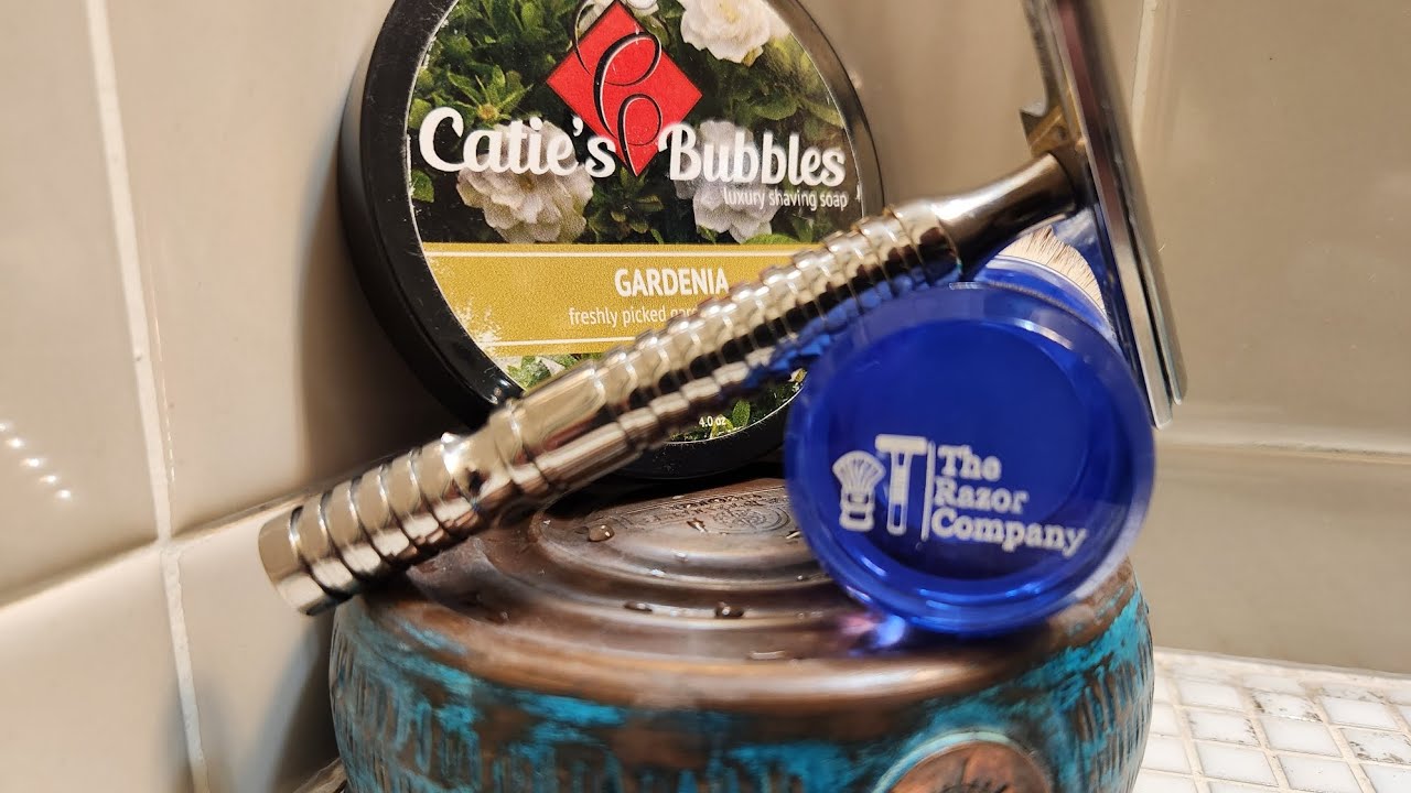 RazoRock Hawk V3 Artist Club Safety Razor ~ Gardenia Shaving Soap