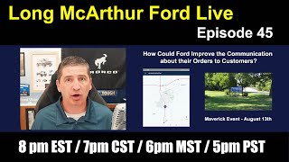 Episode 45: How Could Ford Improve the Communication about their Orders to Customers