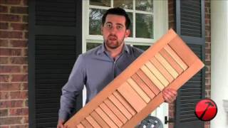 Open Louver Wood Shutters can be custom manufactured to meet nearly any style or size requirement. To view available options, 